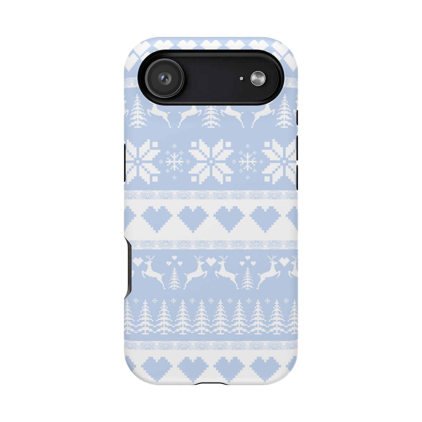 Blue Christmas Sweater iPhone Case