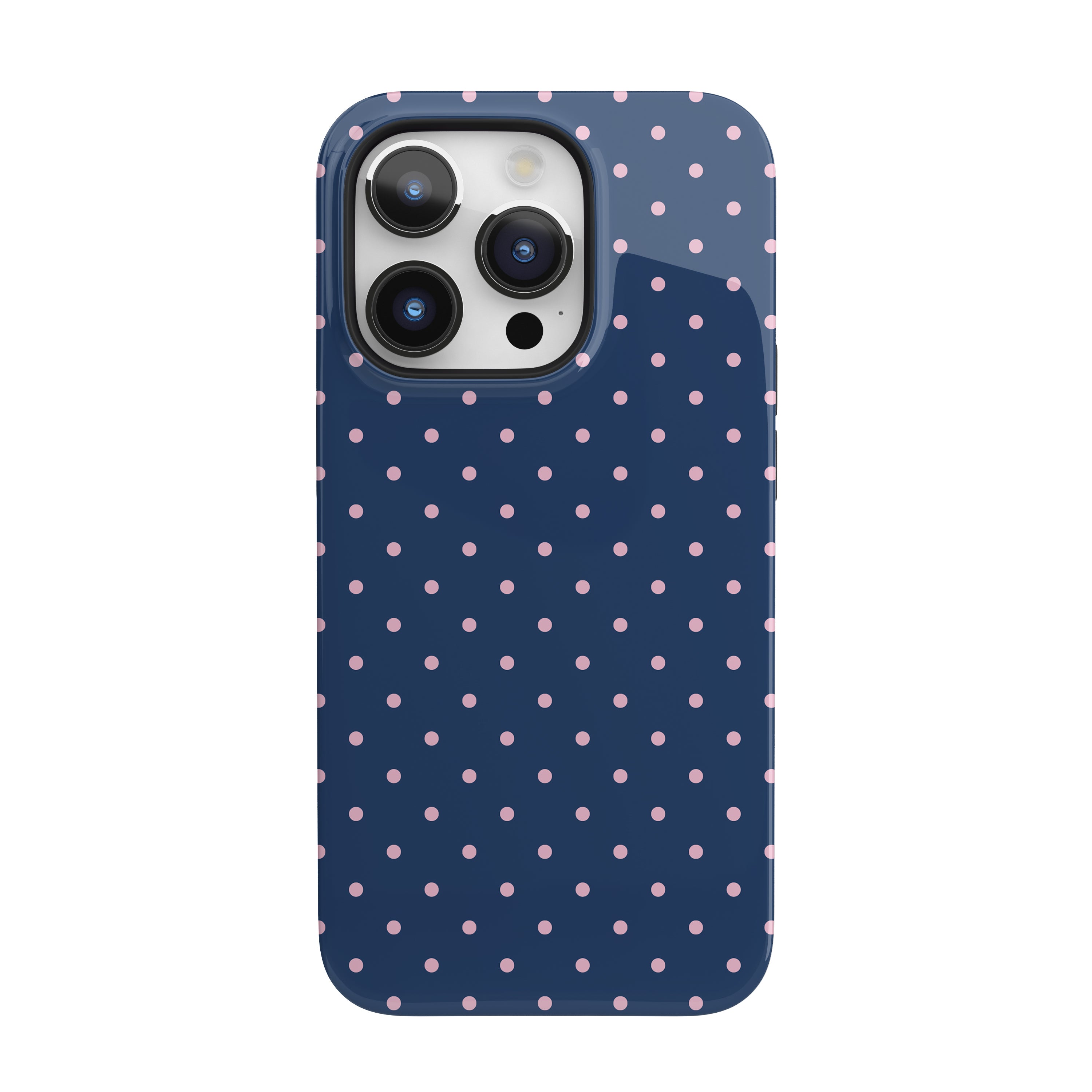 Periwinkle Mini Polka Dots iPhone Case