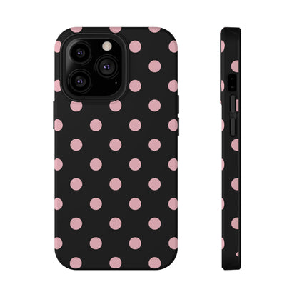 Sweet Midnight Polka Dots iPhone Case
