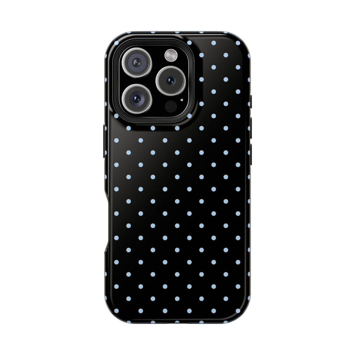 Blue Velvet Mini Dots iPhone Case