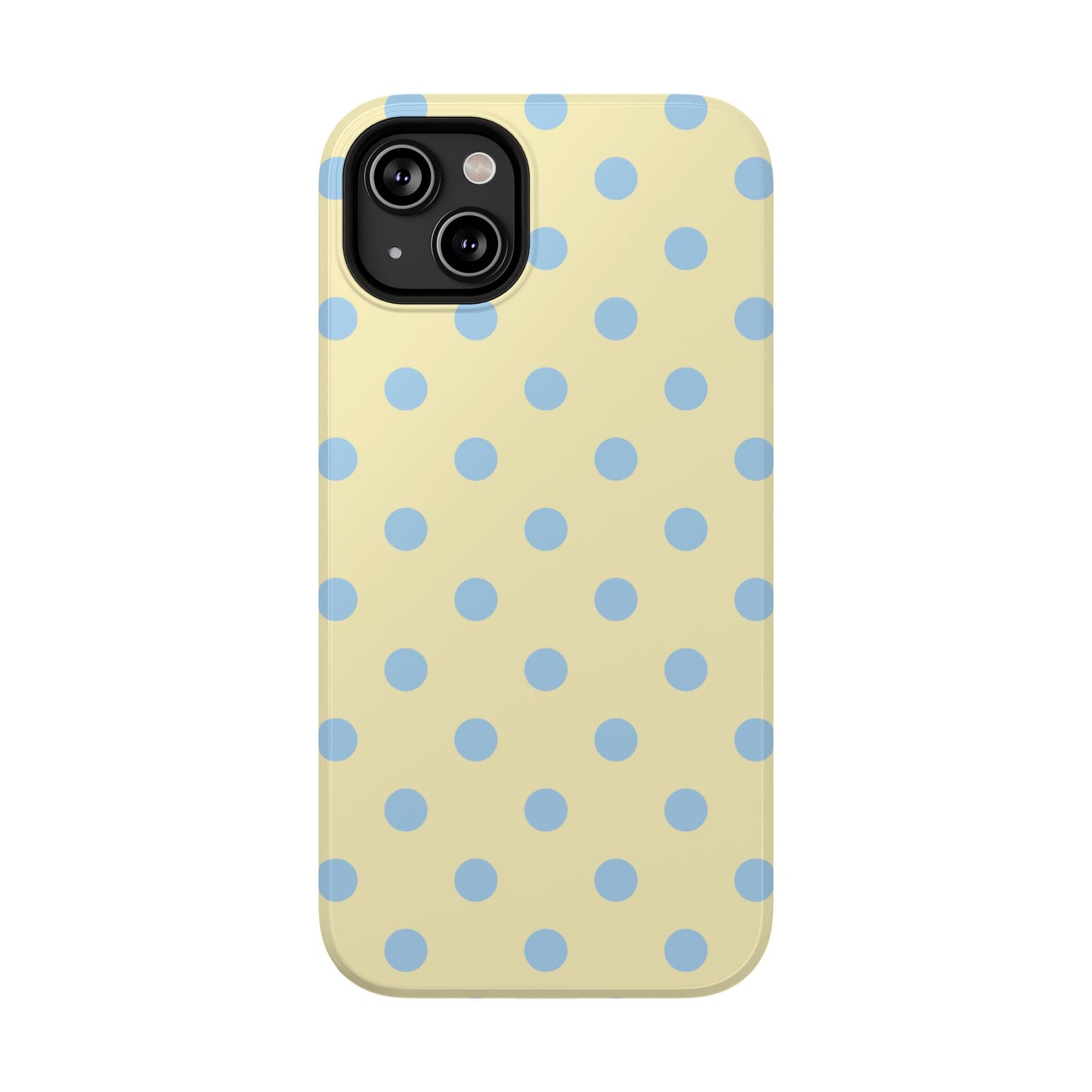 Lemon Sky Polka Dots iPhone Case