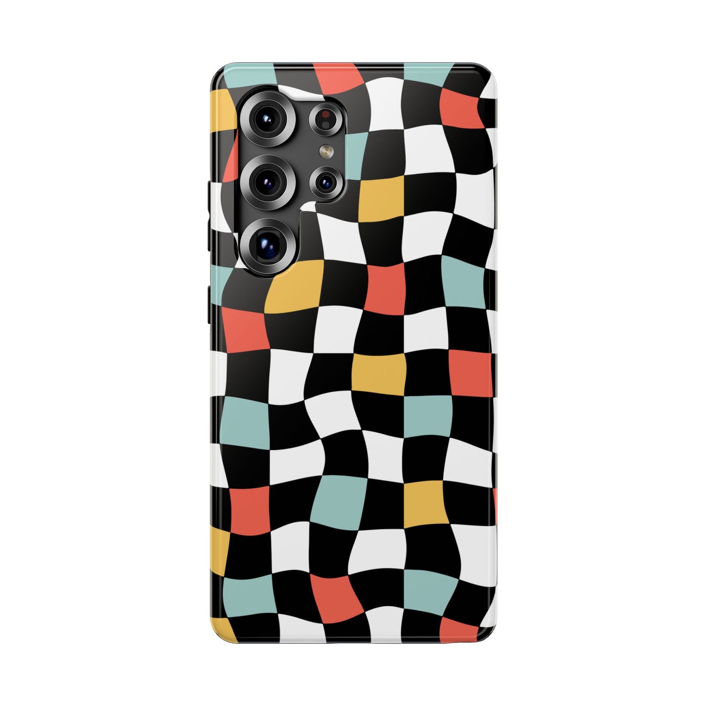 Retro Check Samsung Case