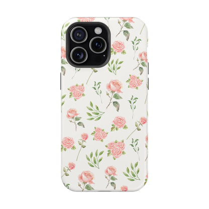 Pink Vintage Roses iPhone Case