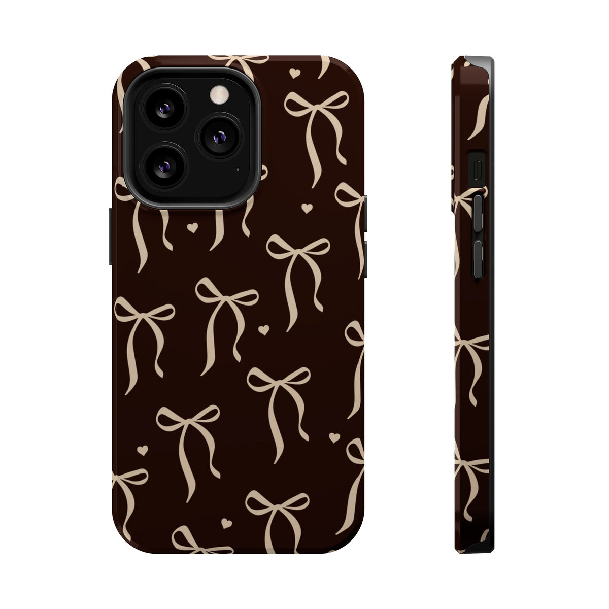 Chocolate Bows iPhone Case