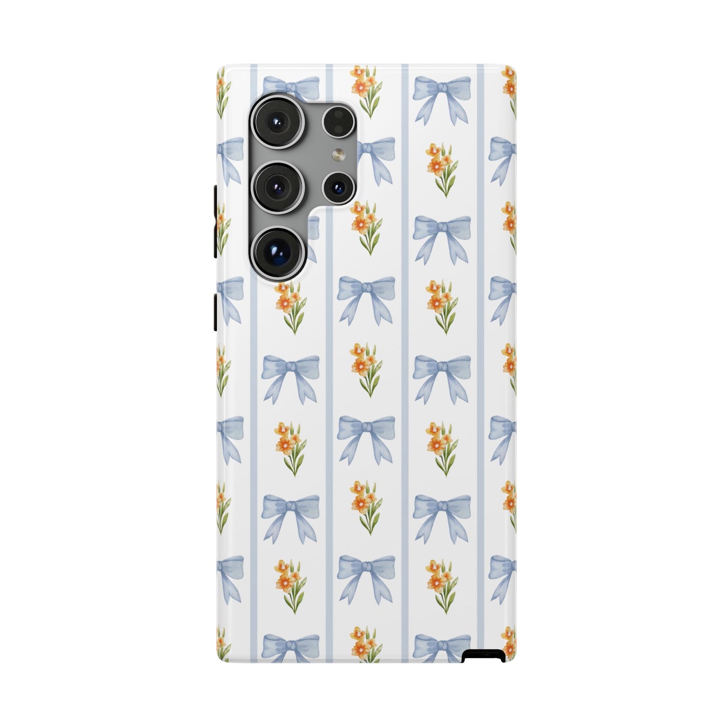 Blue Bows Samsung Case