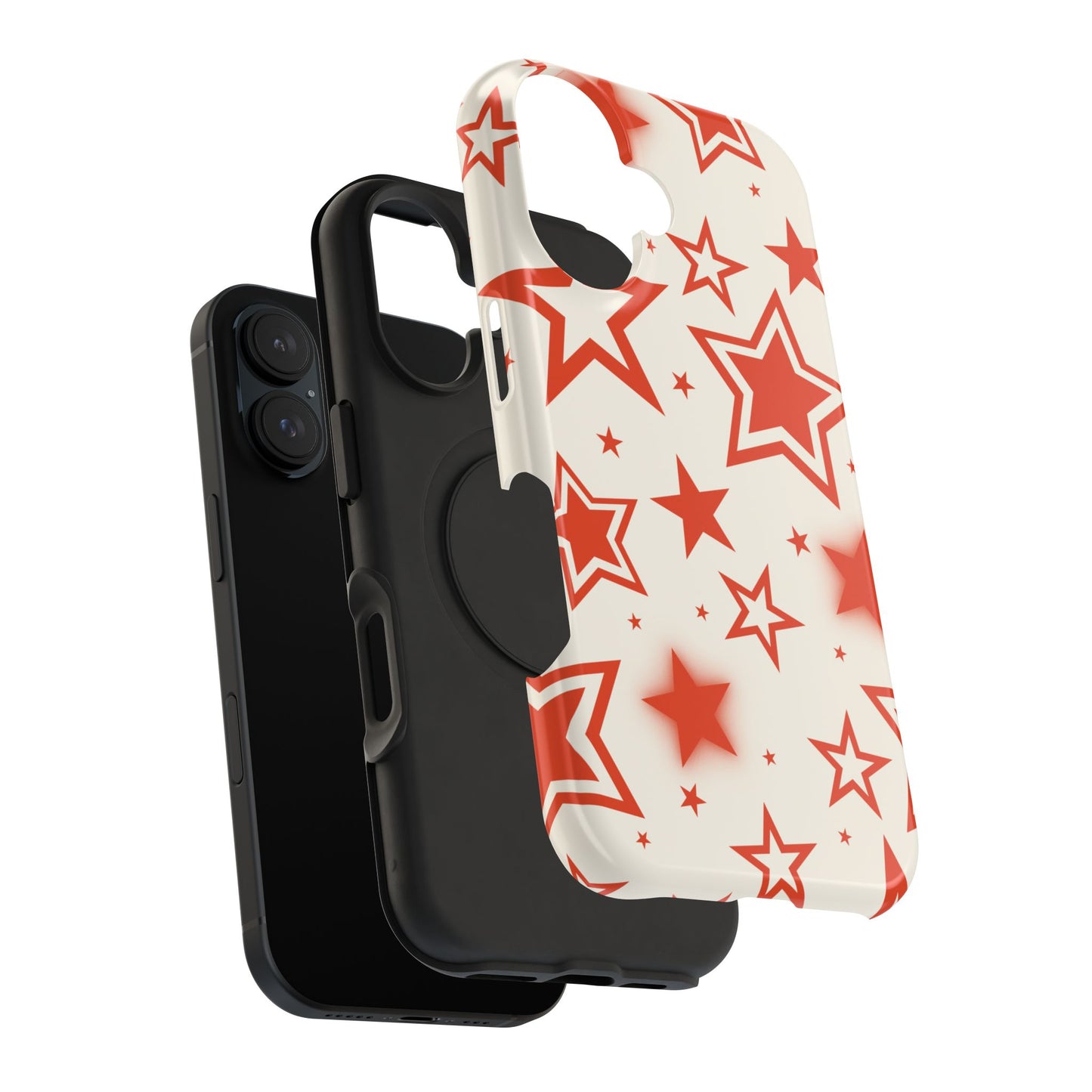 Red Stardust iPhone Case