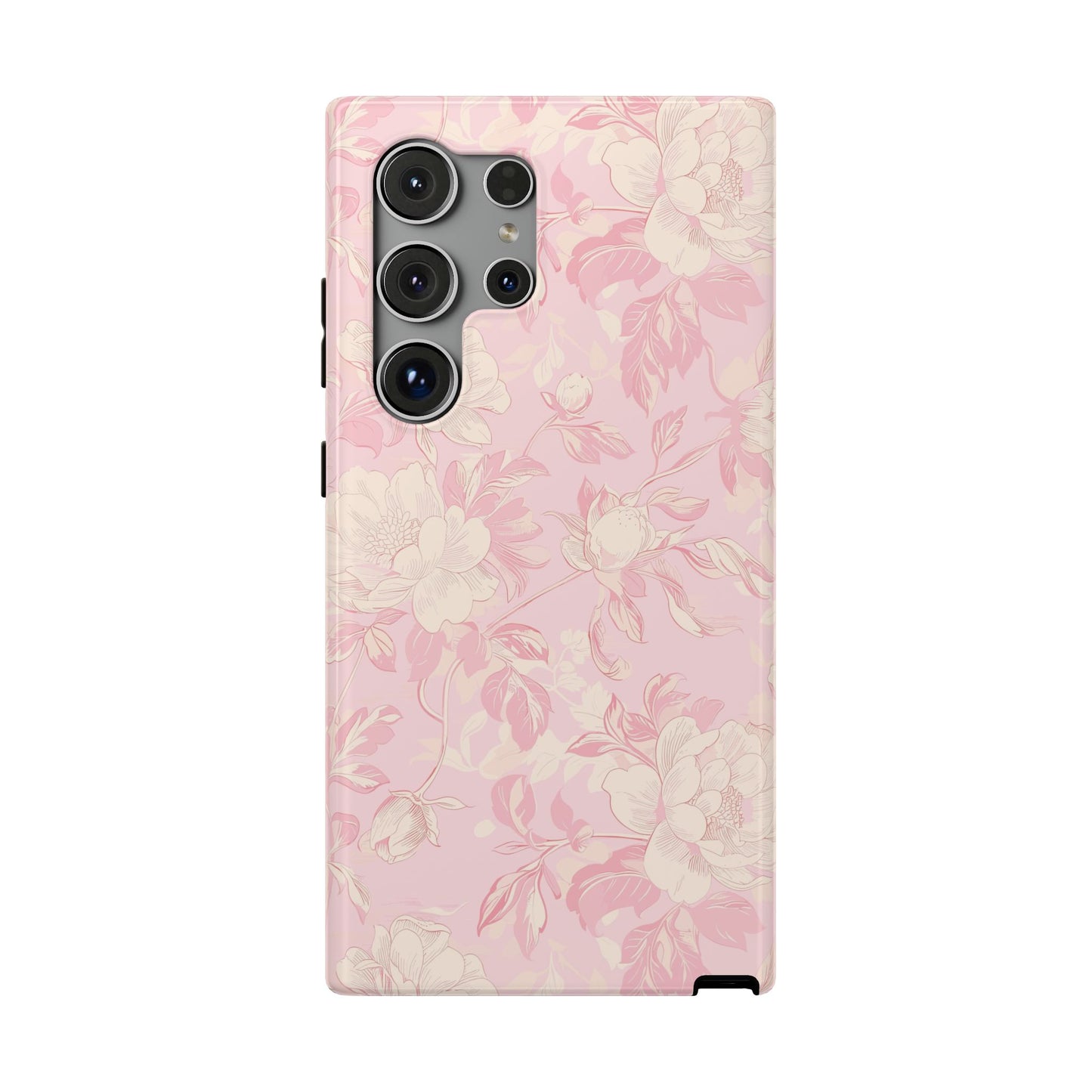 Pretty Pink Toile Samsung Case