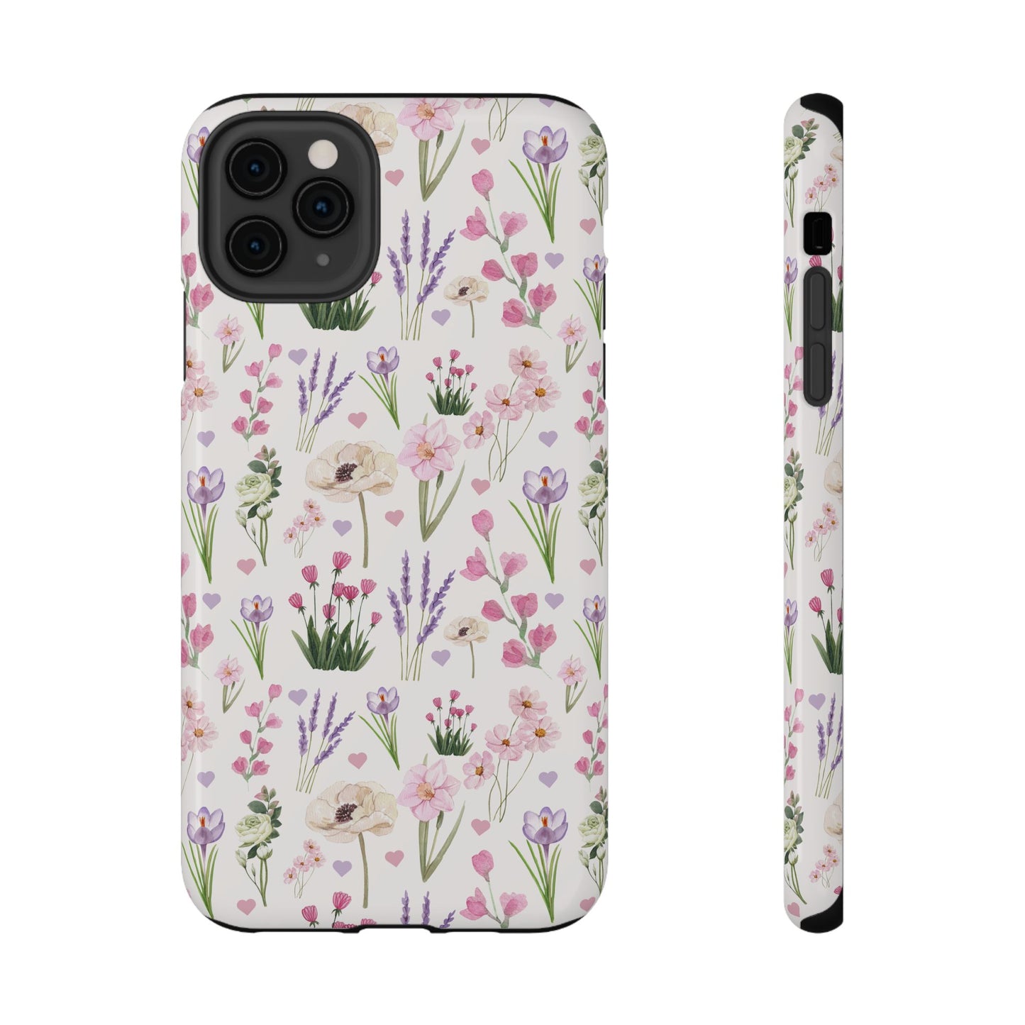 Vintage Purple Floral iPhone Case