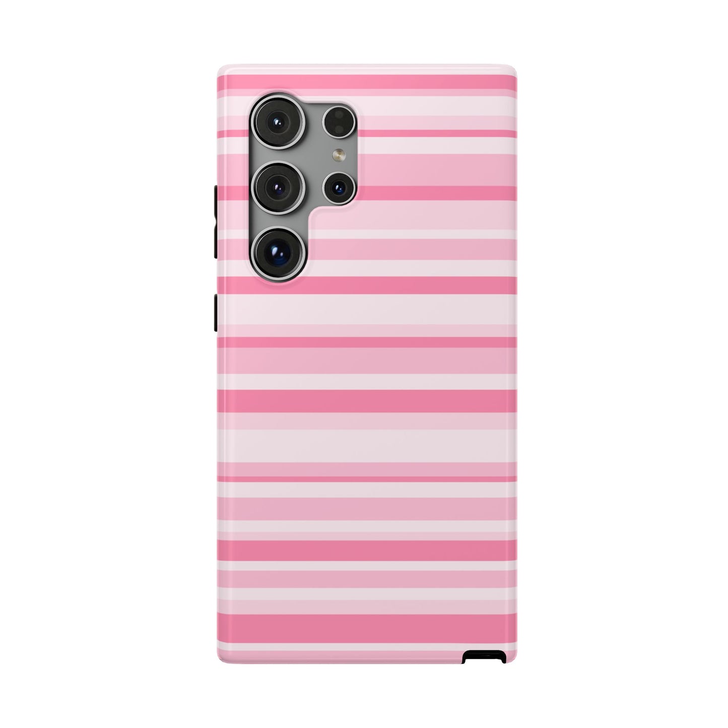 Pink Candy Stripes Samsung Case