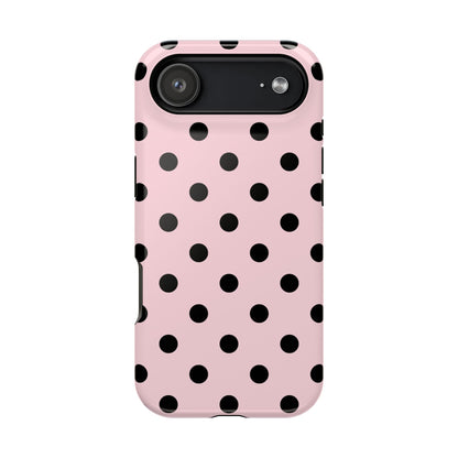 Pink Polka Dots iPhone Case