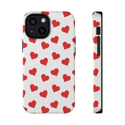 Red Heart Mania iPhone Case