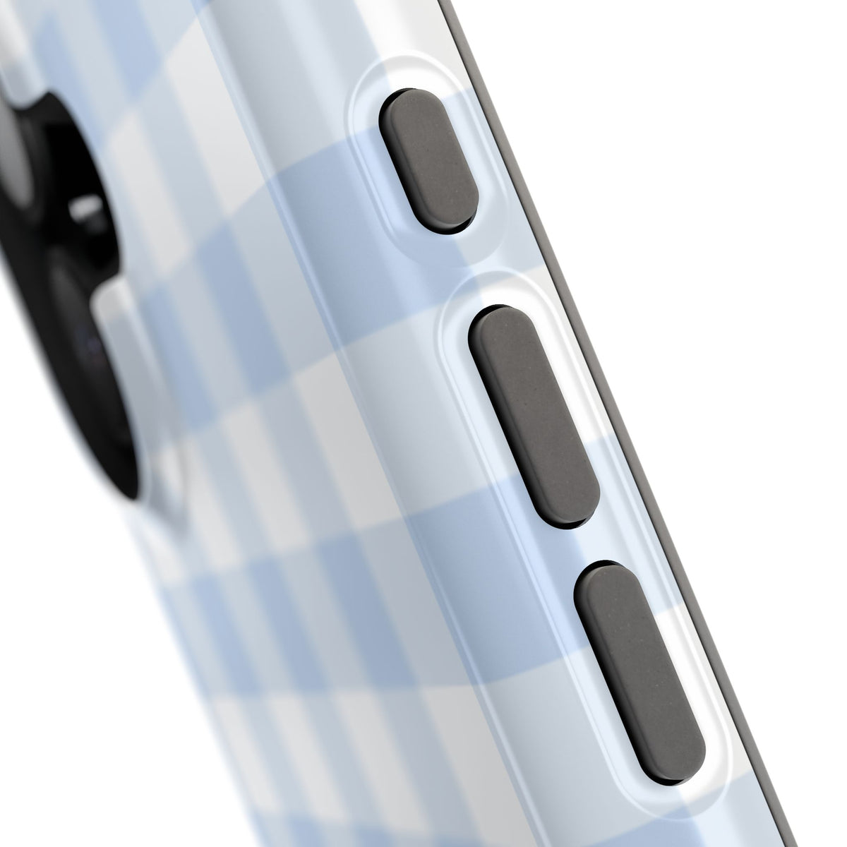 Blue Gingham iPhone Case