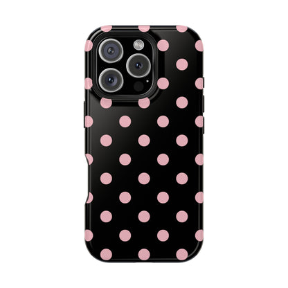 Sweet Midnight Polka Dots iPhone Case