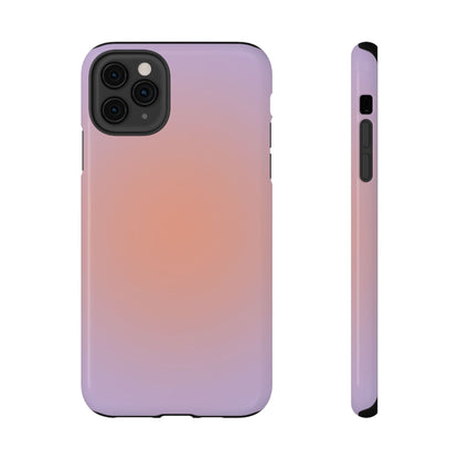 Orange & Purple Aura iPhone Case
