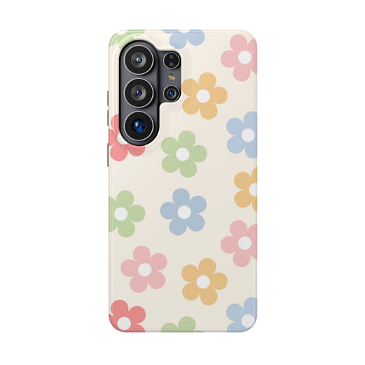 Preppy Retro Flowers Samsung Case