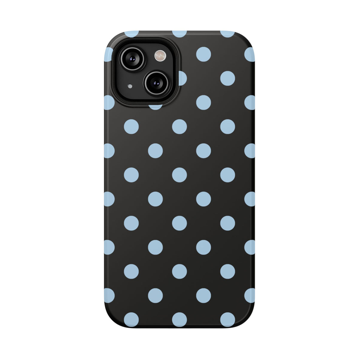 Blue Velvet Polka Dots iPhone Case