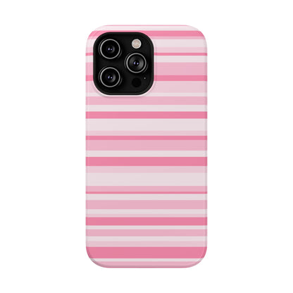 Pink Candy Stripes iPhone Case