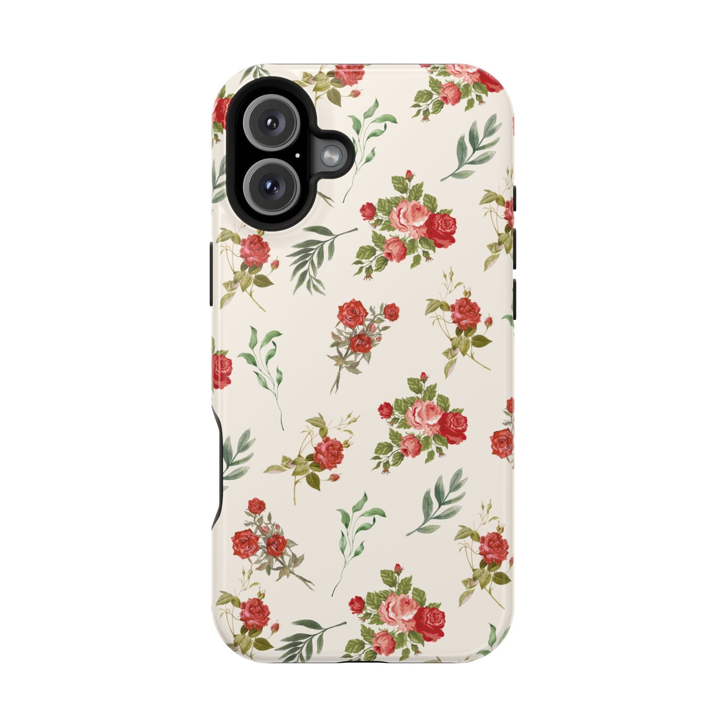 Red Vintage Roses iPhone Case