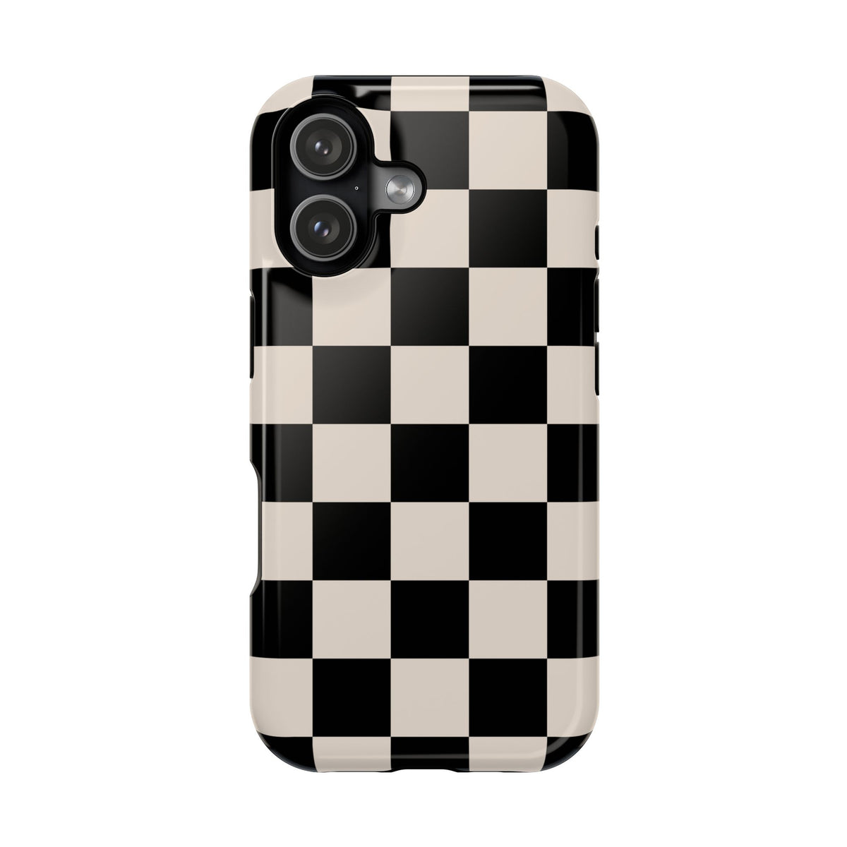 Espresso Checkered iPhone Case