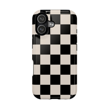 Espresso Checkered iPhone Case