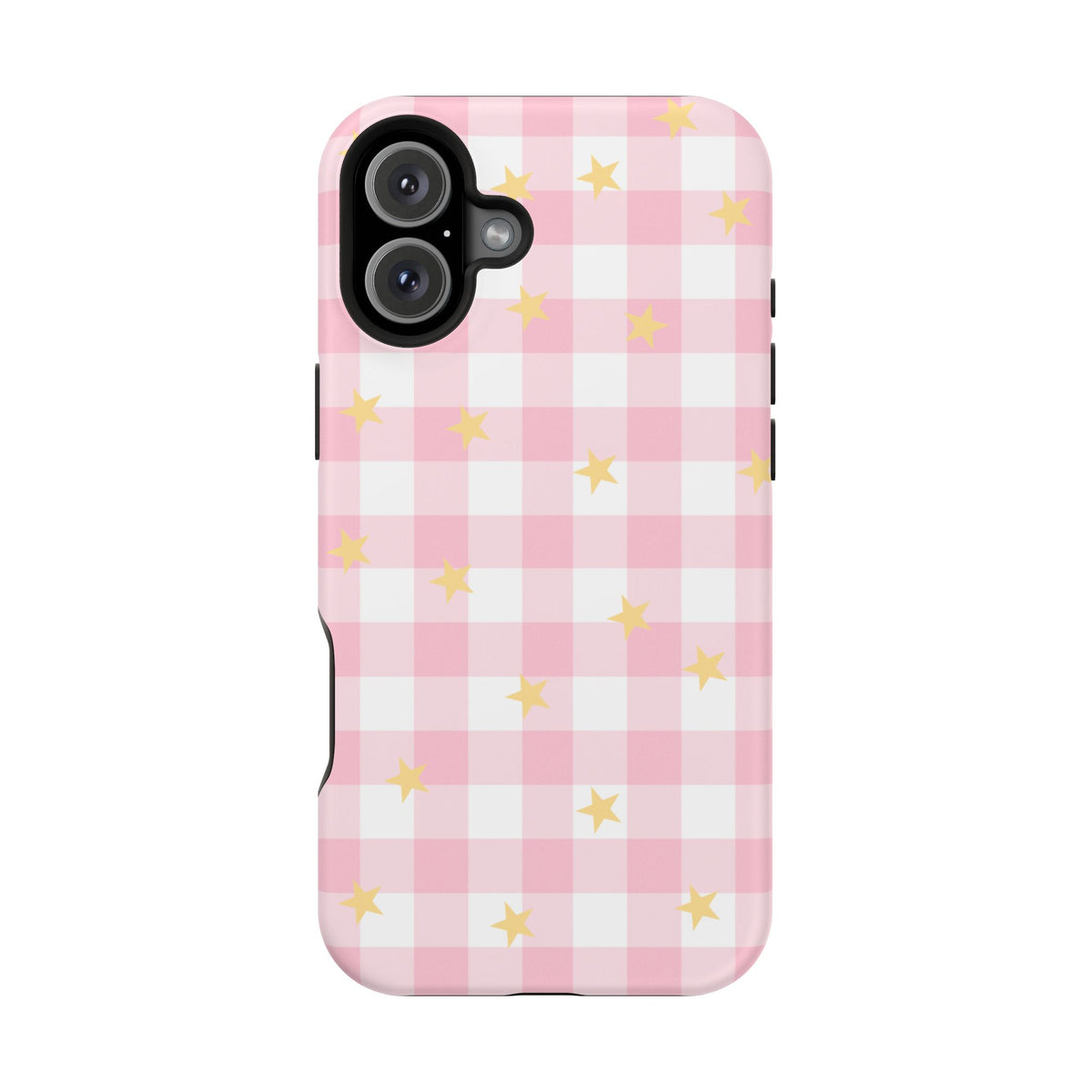 Pink Lemonade Gingham iPhone Case