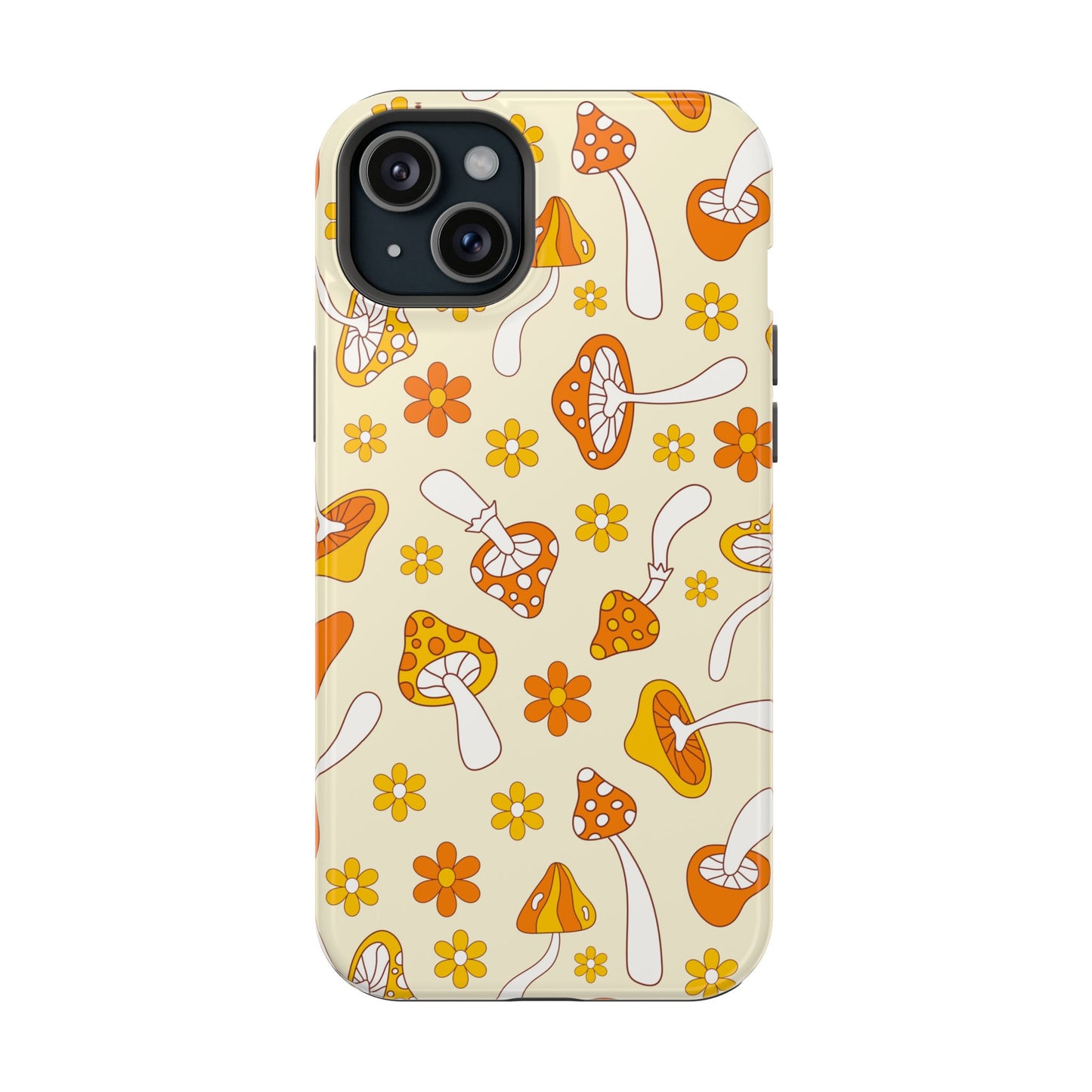Retro Mushrooms iPhone Case