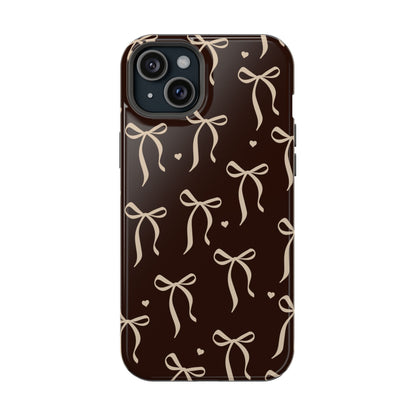 Chocolate Bows iPhone Case