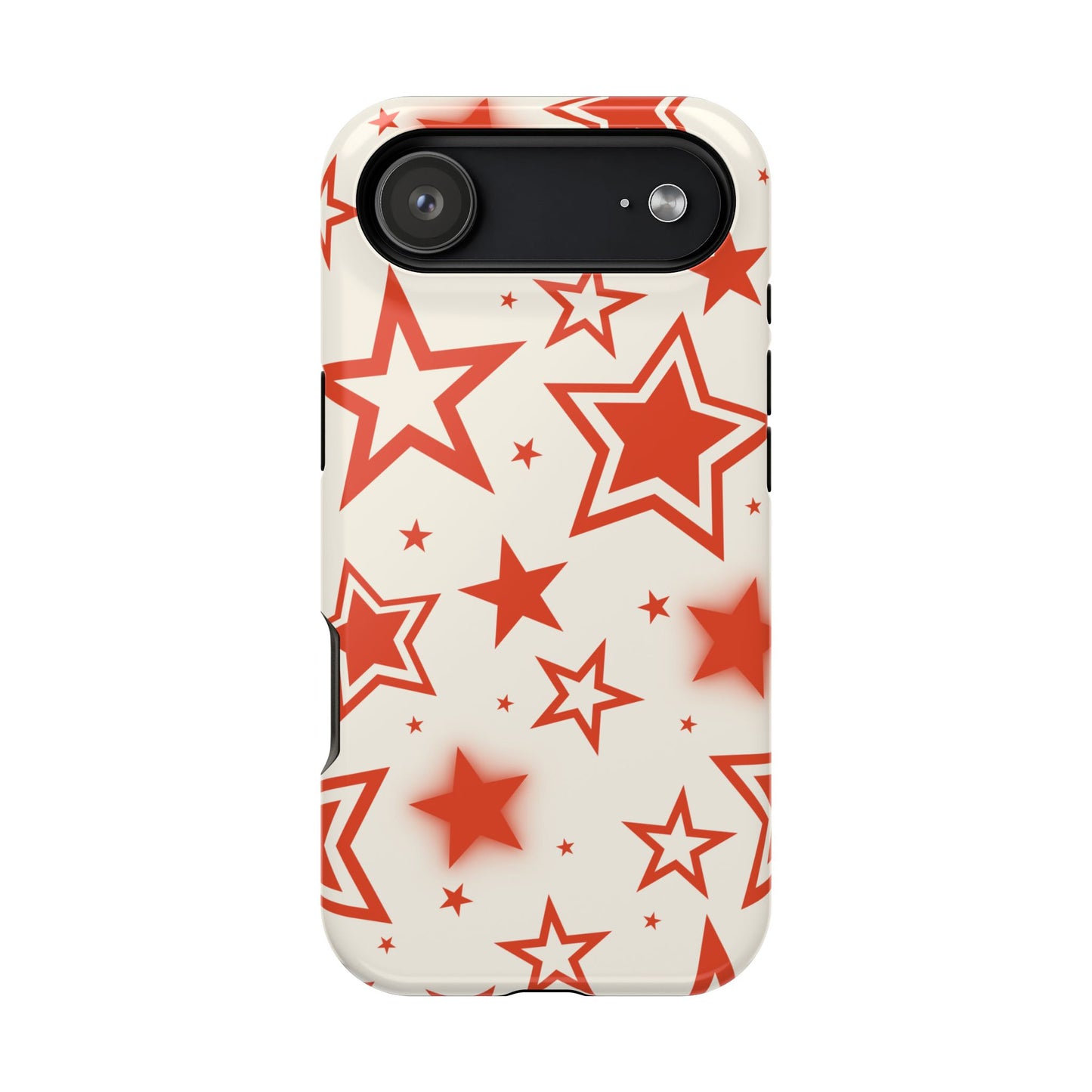 Red Stardust iPhone Case