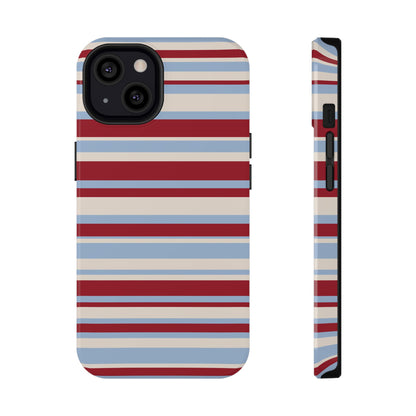 Cherry Soda Stripes iPhone Case