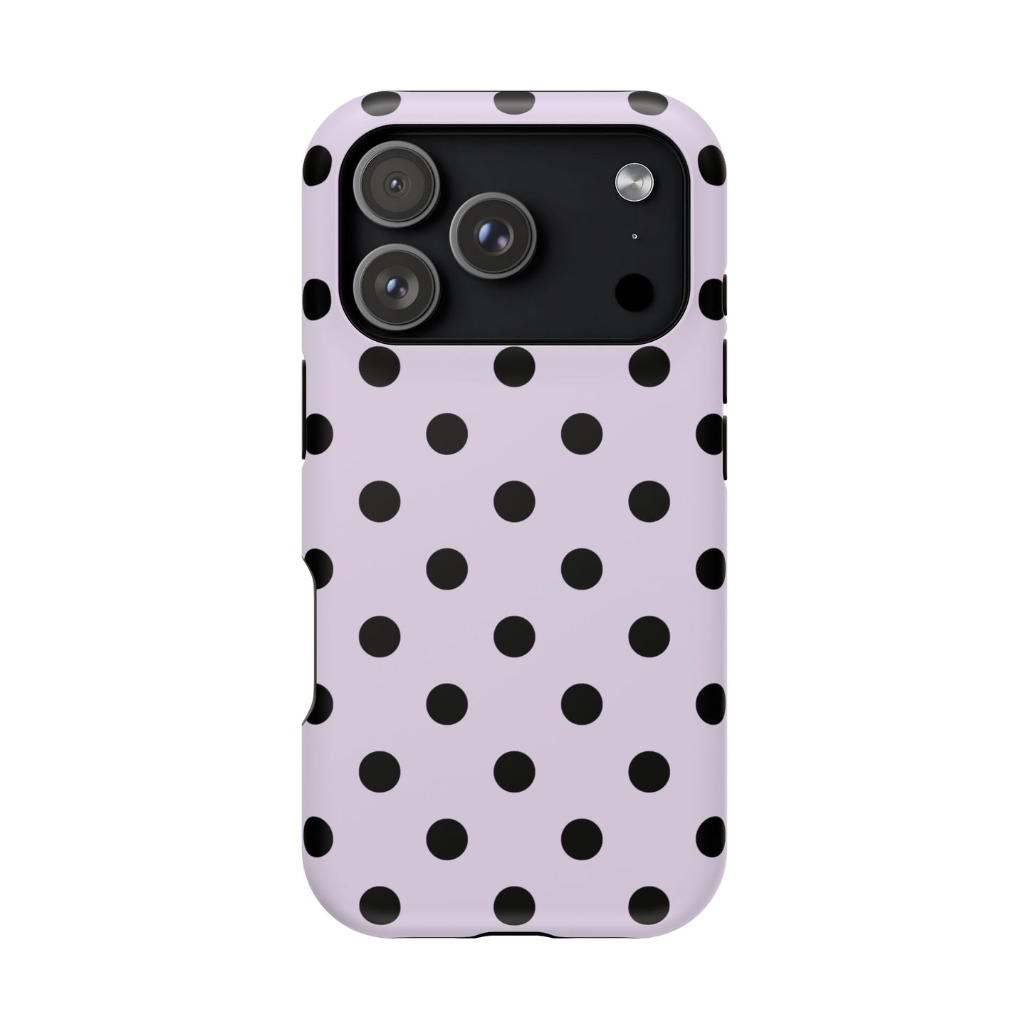 Lilac Polka Dots iPhone Case