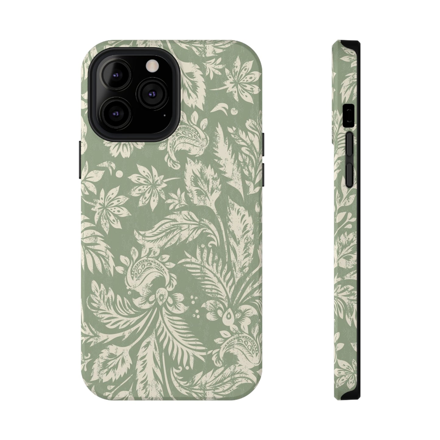 Sage Paisley iPhone Case