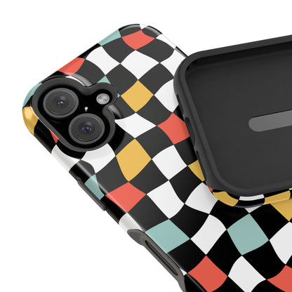 Retro Check iPhone Case