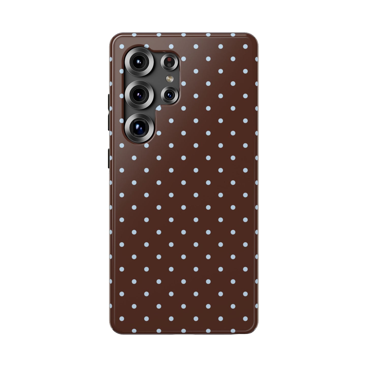 Blue Latte Mini Dots Samsung Case