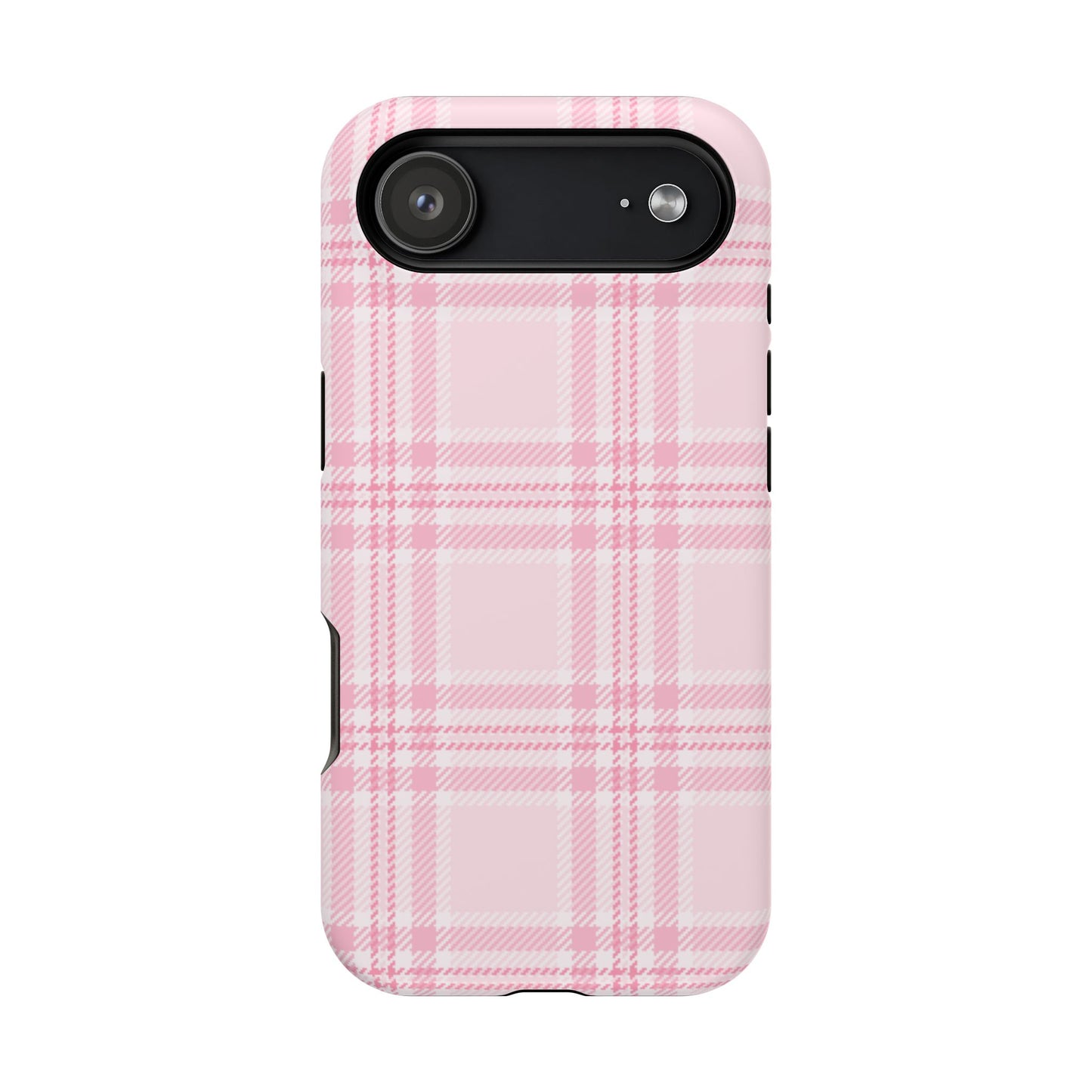 Pink Plaid iPhone Case