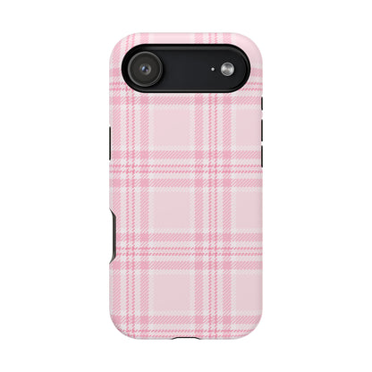 Pink Plaid iPhone Case