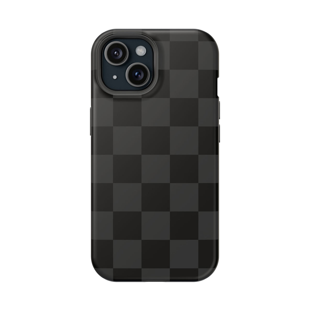 Black Checkered iPhone Case