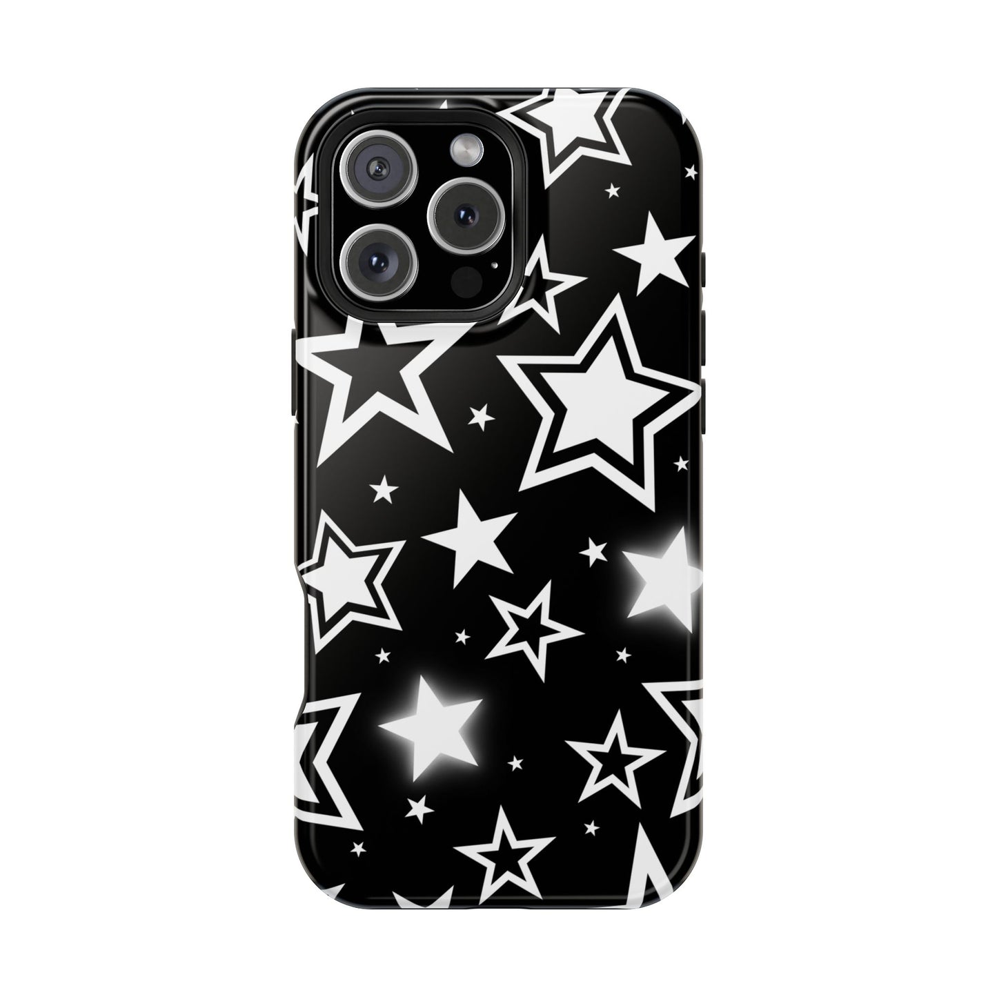 Black Stardust iPhone Case