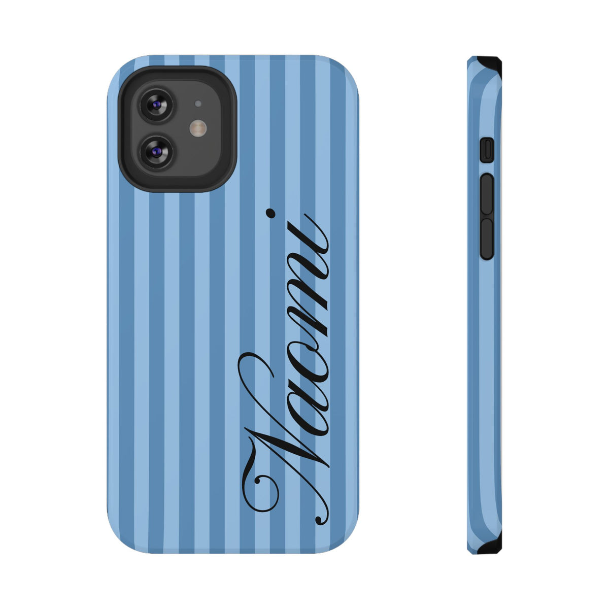 Personalized Seaside Stripes iPhone Case