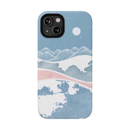 Blue Winter Night iPhone Case