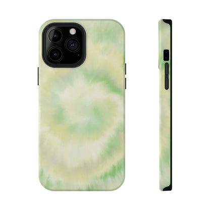 Lime Tie Dye iPhone Case