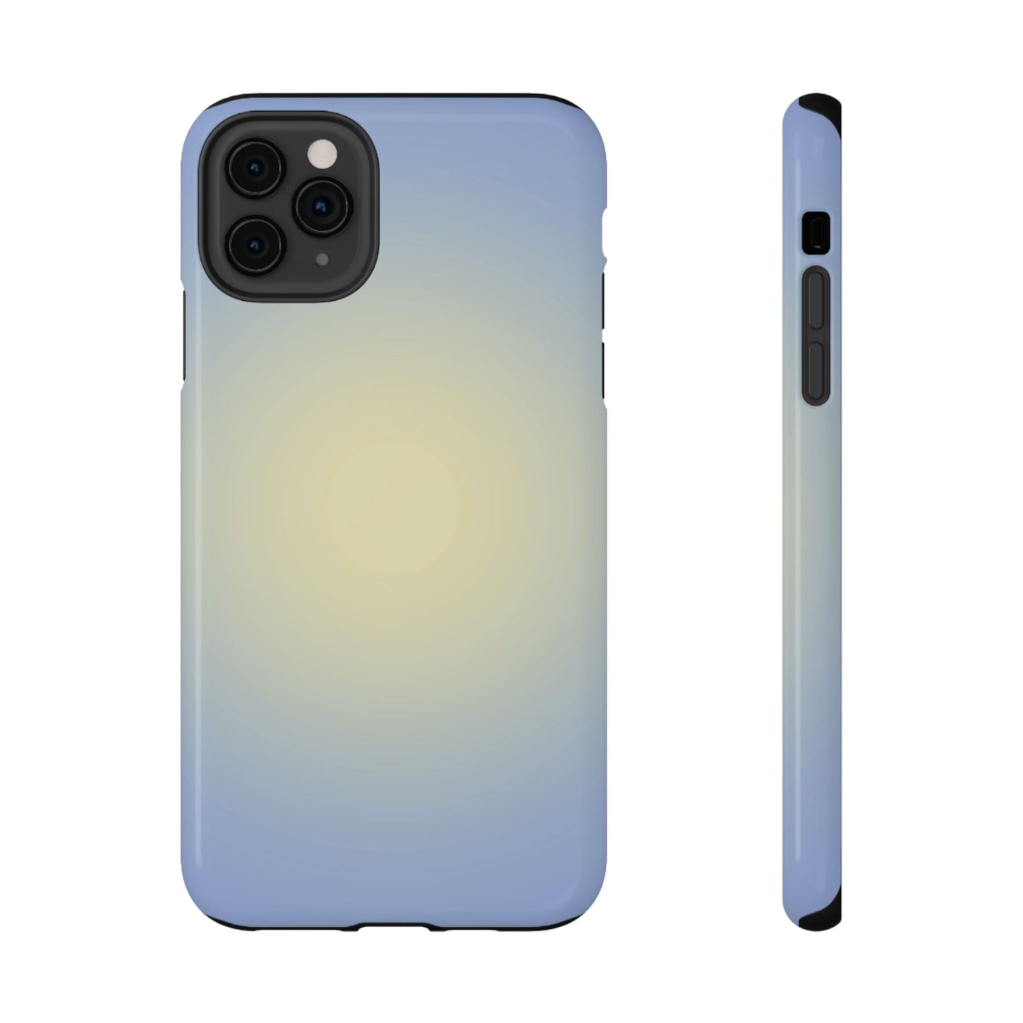 Blue & Yellow Aura iPhone Case