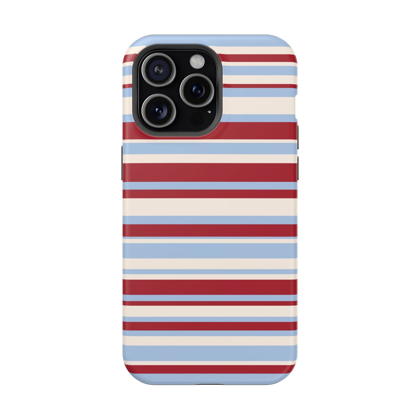 Cherry Soda Stripes iPhone Case