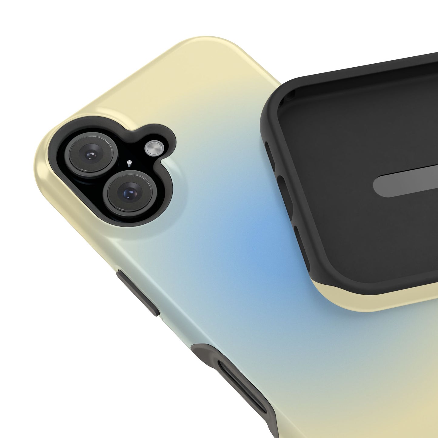 Blue & Yellow Aura iPhone Case