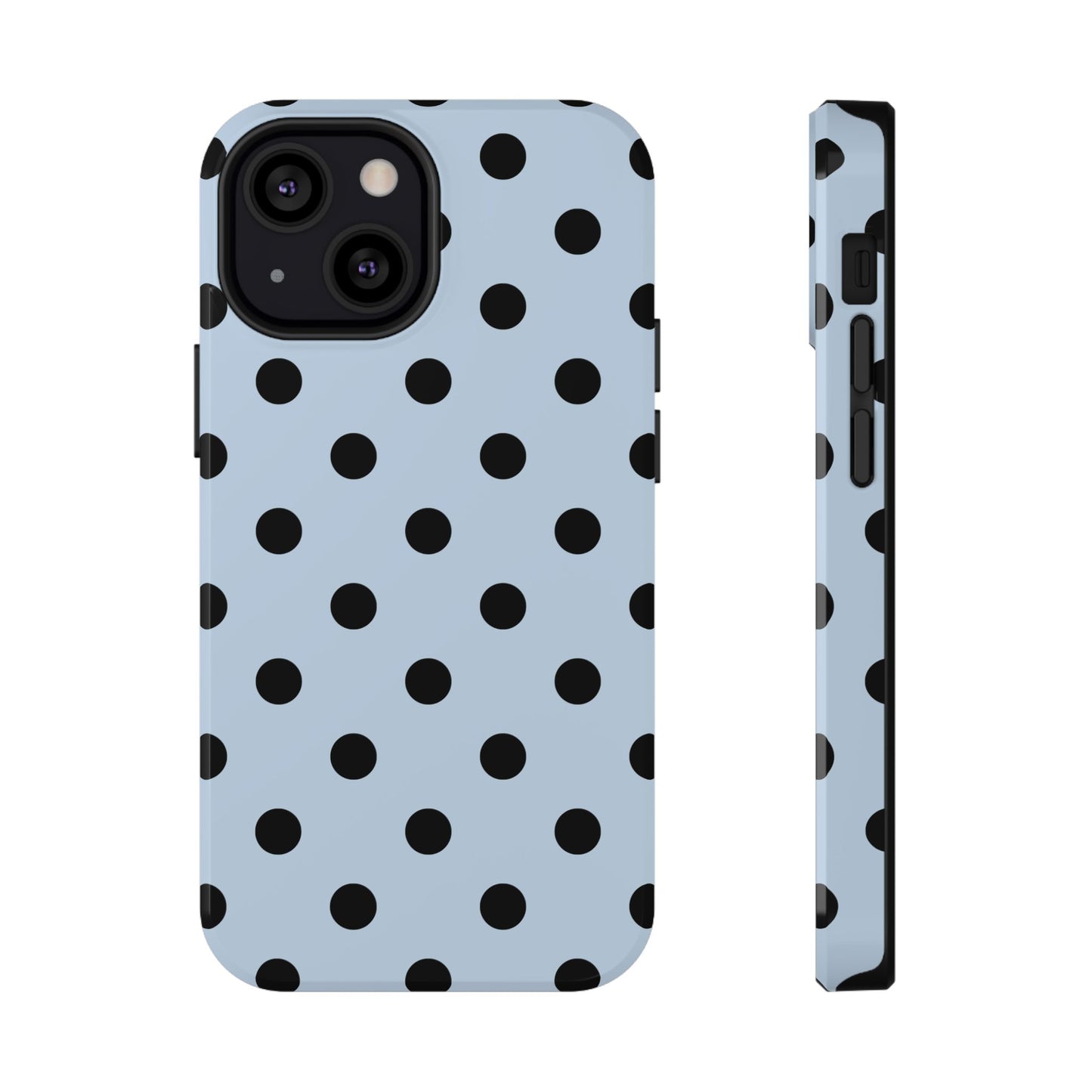 Blue Polka Dots iPhone Case