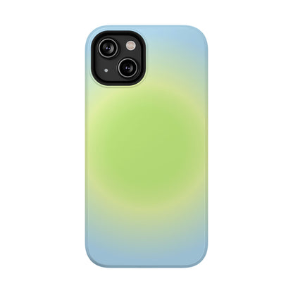 Green & Blue Aura iPhone Case