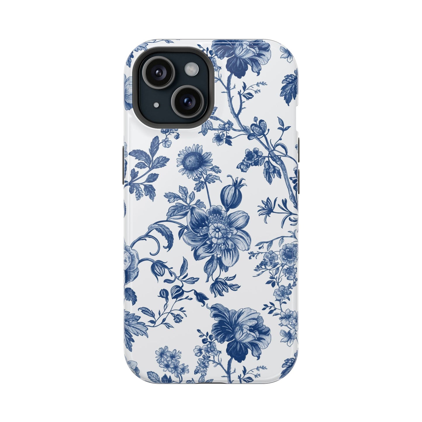 French Navy Toile iPhone Case