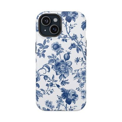 French Navy Toile iPhone Case
