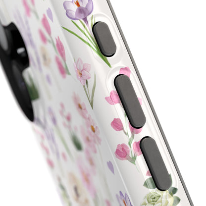 Vintage Purple Floral iPhone Case