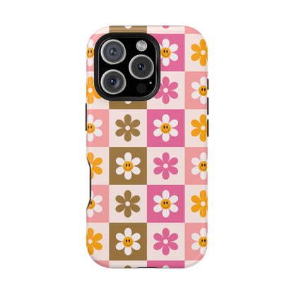 Smiley Flowers iPhone Case