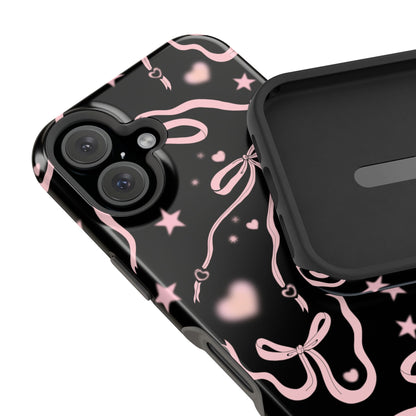 Black Cosmic Bows iPhone Case from Stella Cases